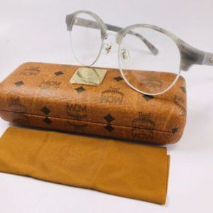 New MCM2659A 113 Gray Marble & White Eyeglasses 52/19/140 with Case & Cloth